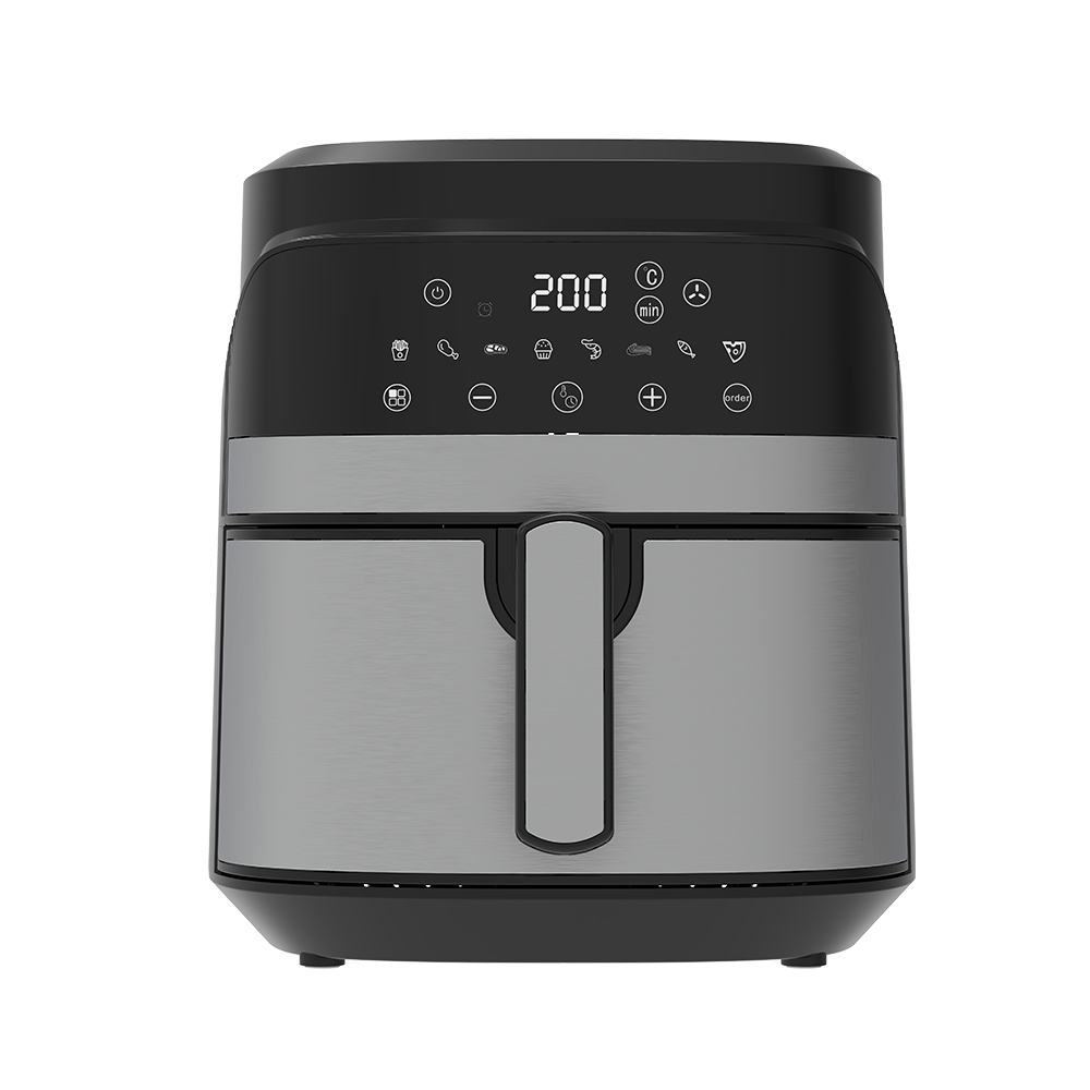 5.5L触摸屏数显温度定时器控制空气炸锅YYZG-550AS
